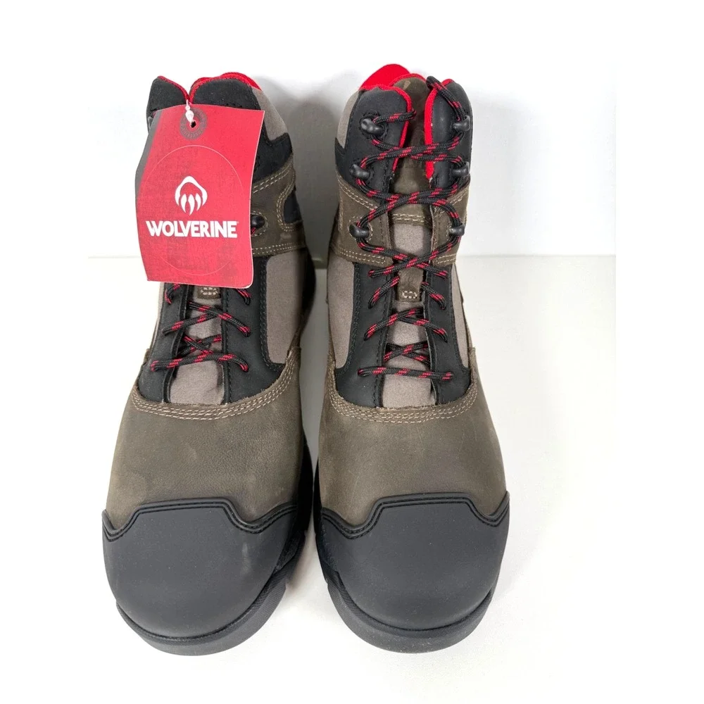 Wolverine Rush USPRG CarbonMAX Toe Waterproof Boot 11 EW Brown W231039 NIB
